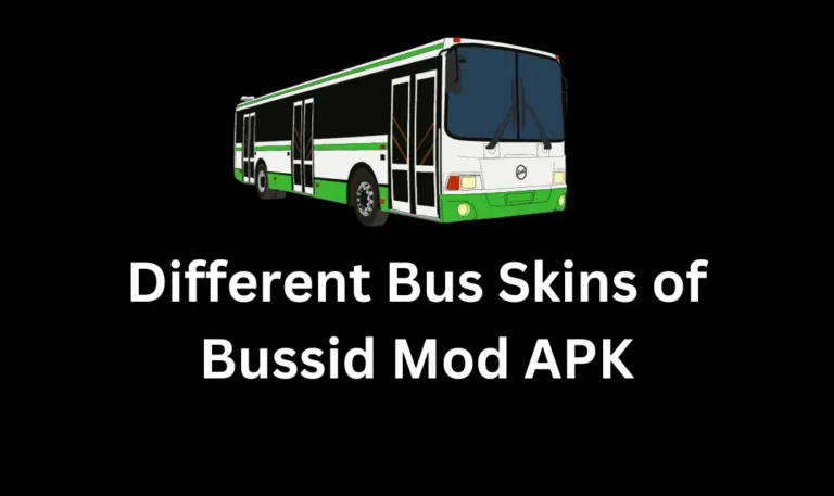 Different Bus Skins of Bus Simulator Indonesia Mod APK.