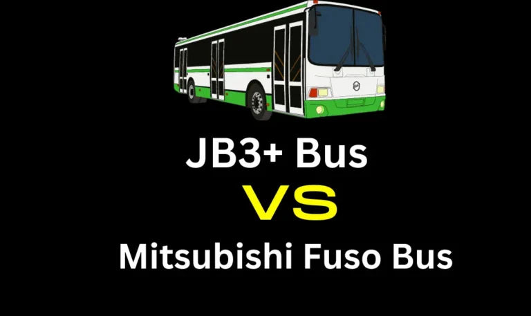JB3+ bus Vs Mitsubishi Fuso bus in Bussid