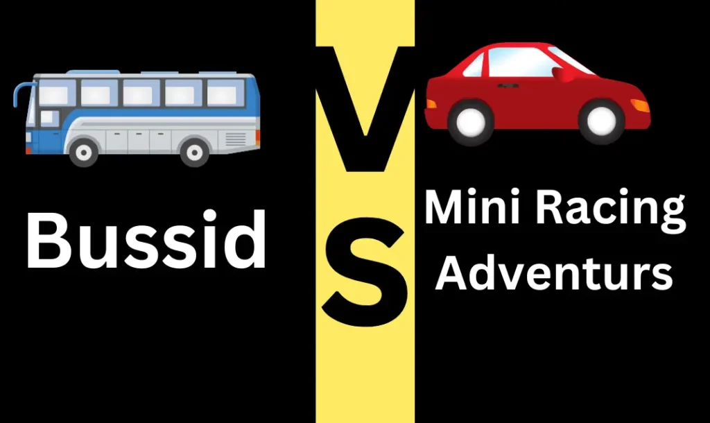 BUSSID v/s Mini Racing Adventures Mod Apk